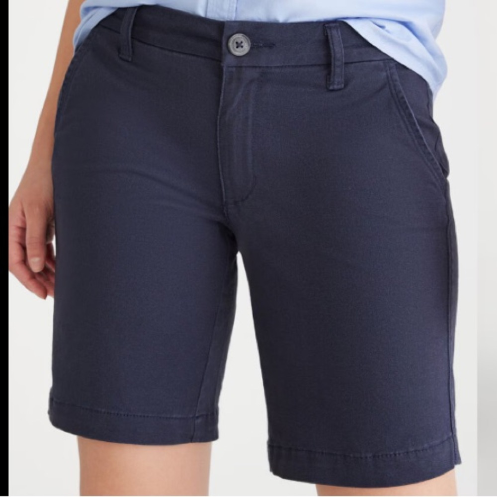 Aeropostale Navy School Uniform Bermuda Shorts Size 6